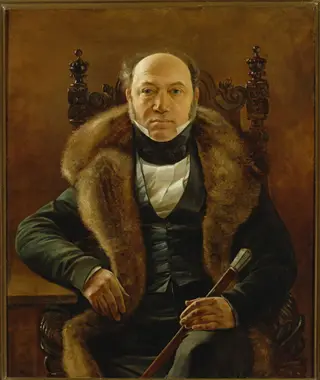 Portrait of Mikołaj Malinowski (1799–1865), by Ivan Khrutsky, oil, 1847
