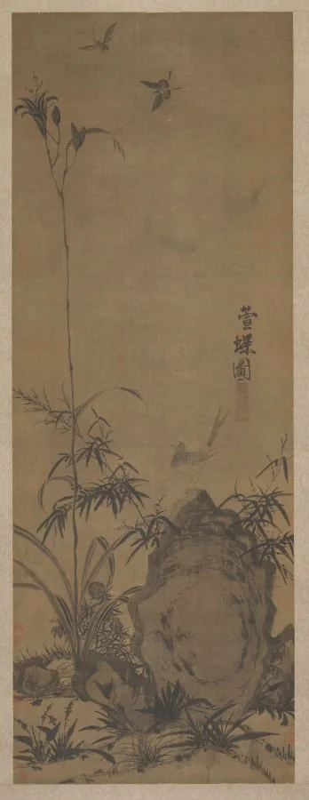 Lily and Butterflies, detail