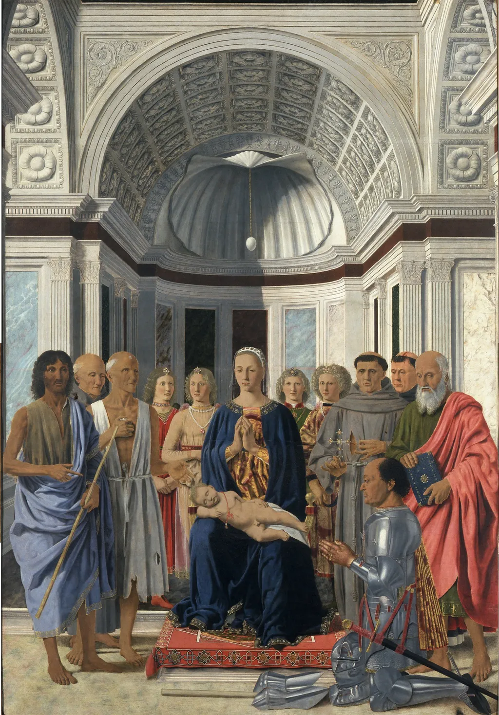 Brera Madonna, by Piero della Francesca, oil