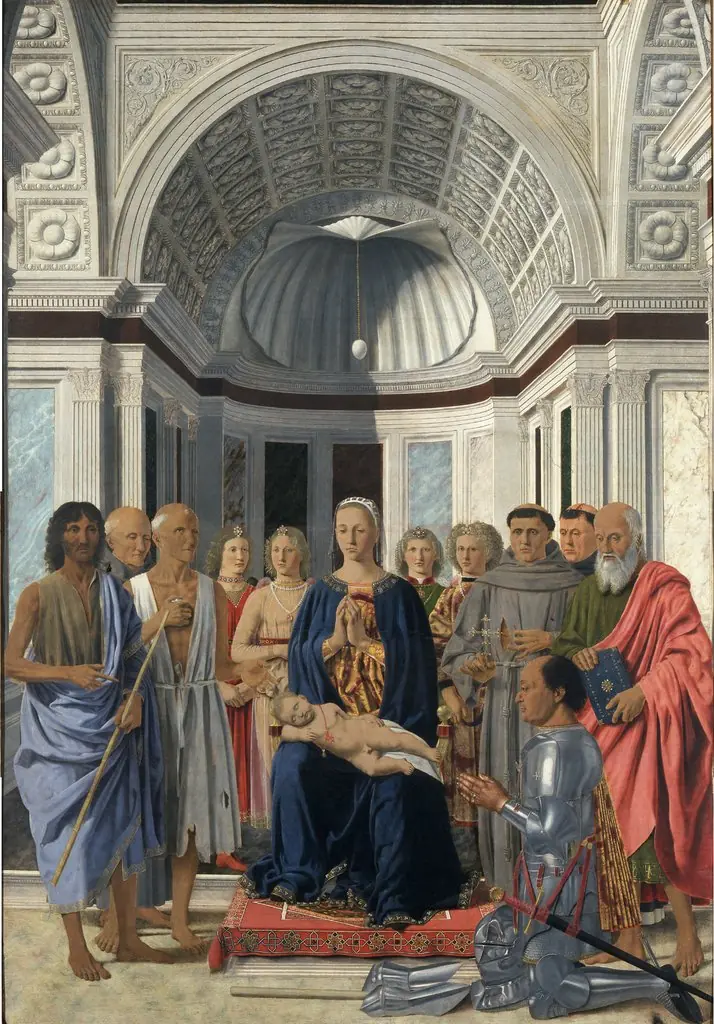 Brera Madonna, by Piero della Francesca, oil
