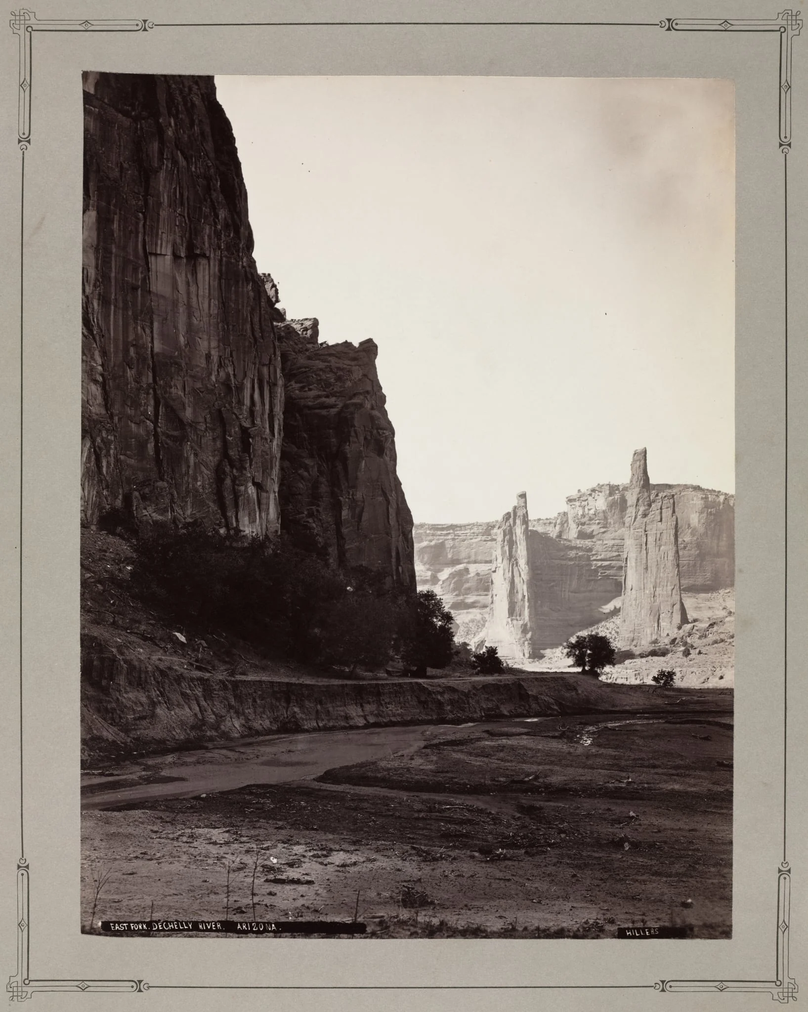 East Fork, de Chelly River, Arizona, detail