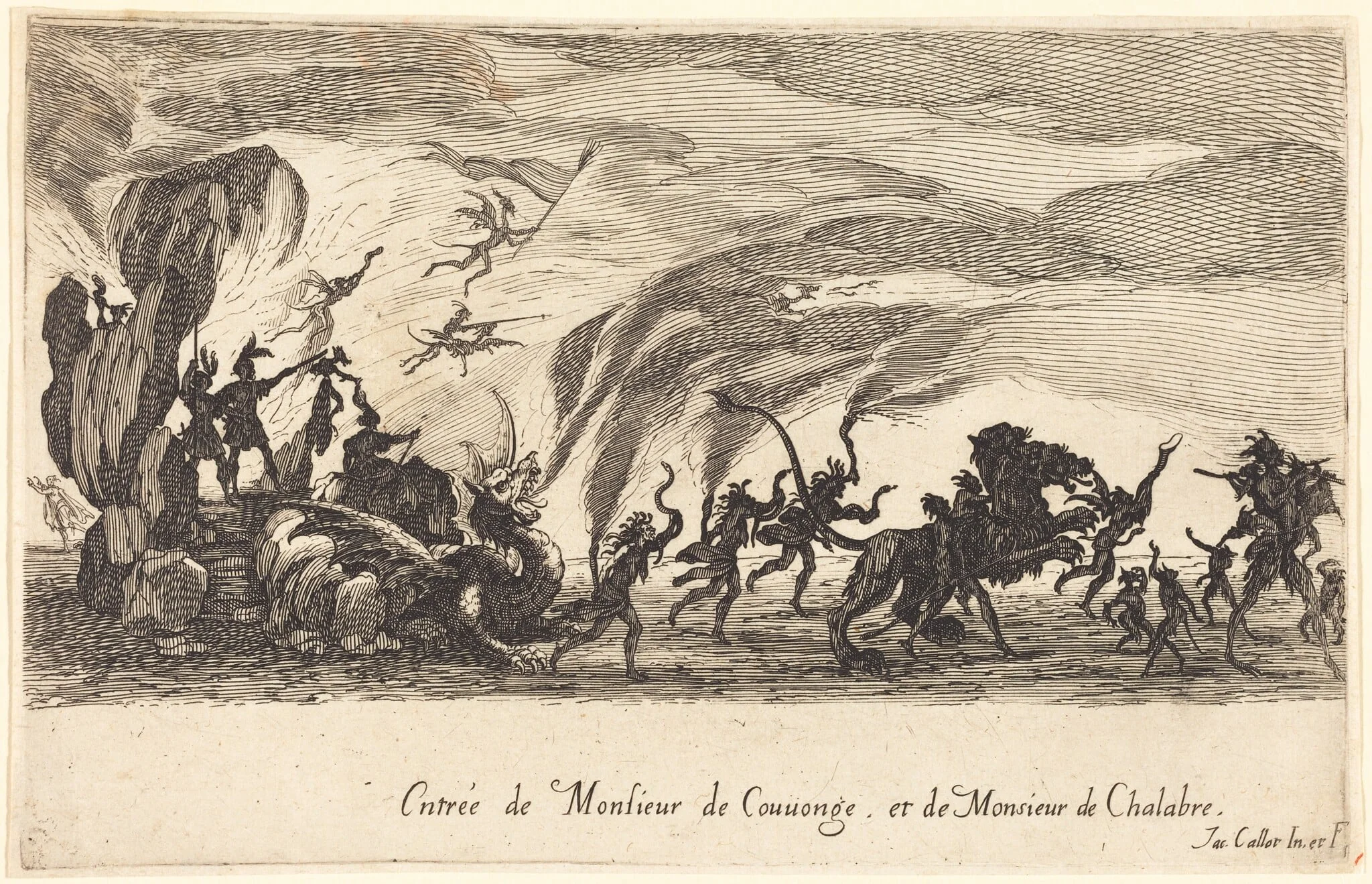 Entry of M. de Couvonge and M. de Chalabre, detail