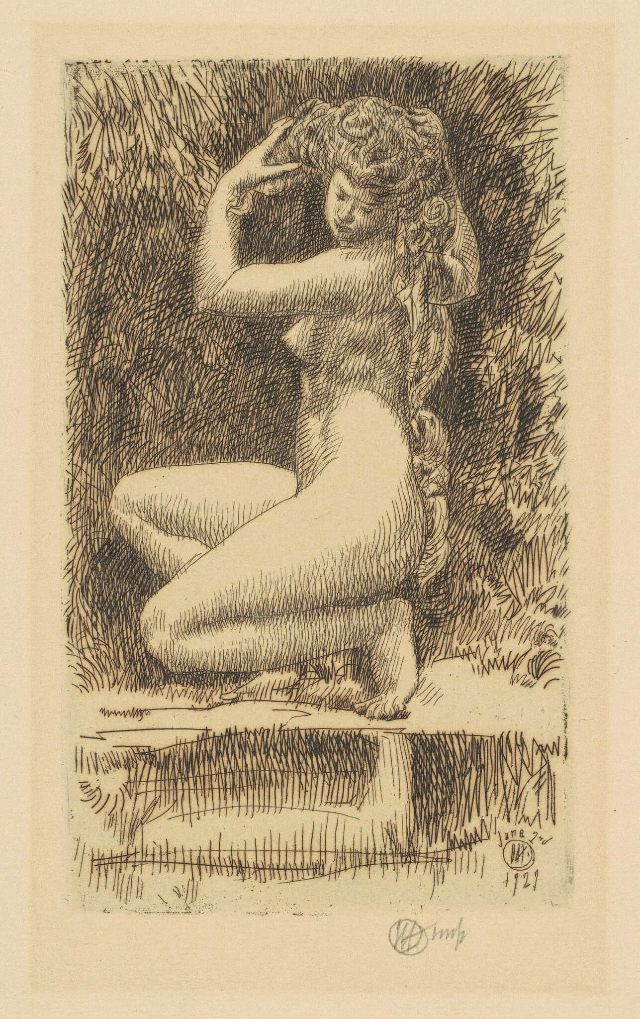Egeria, detail