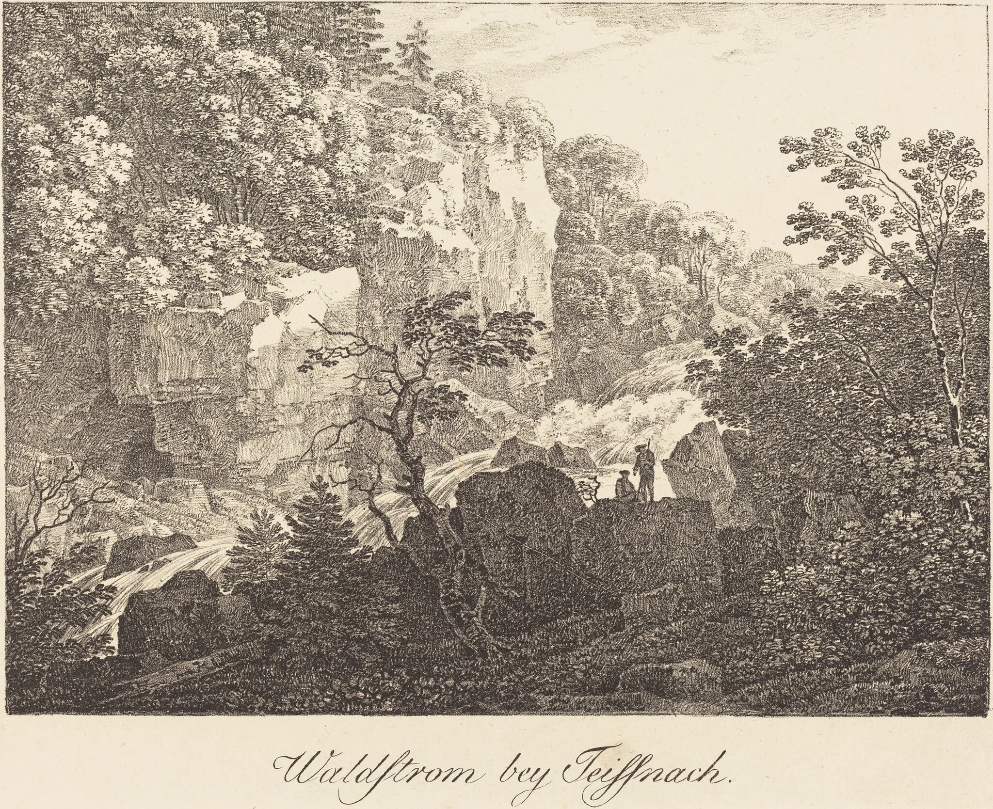 Waldstrom bey Teissnach, detail