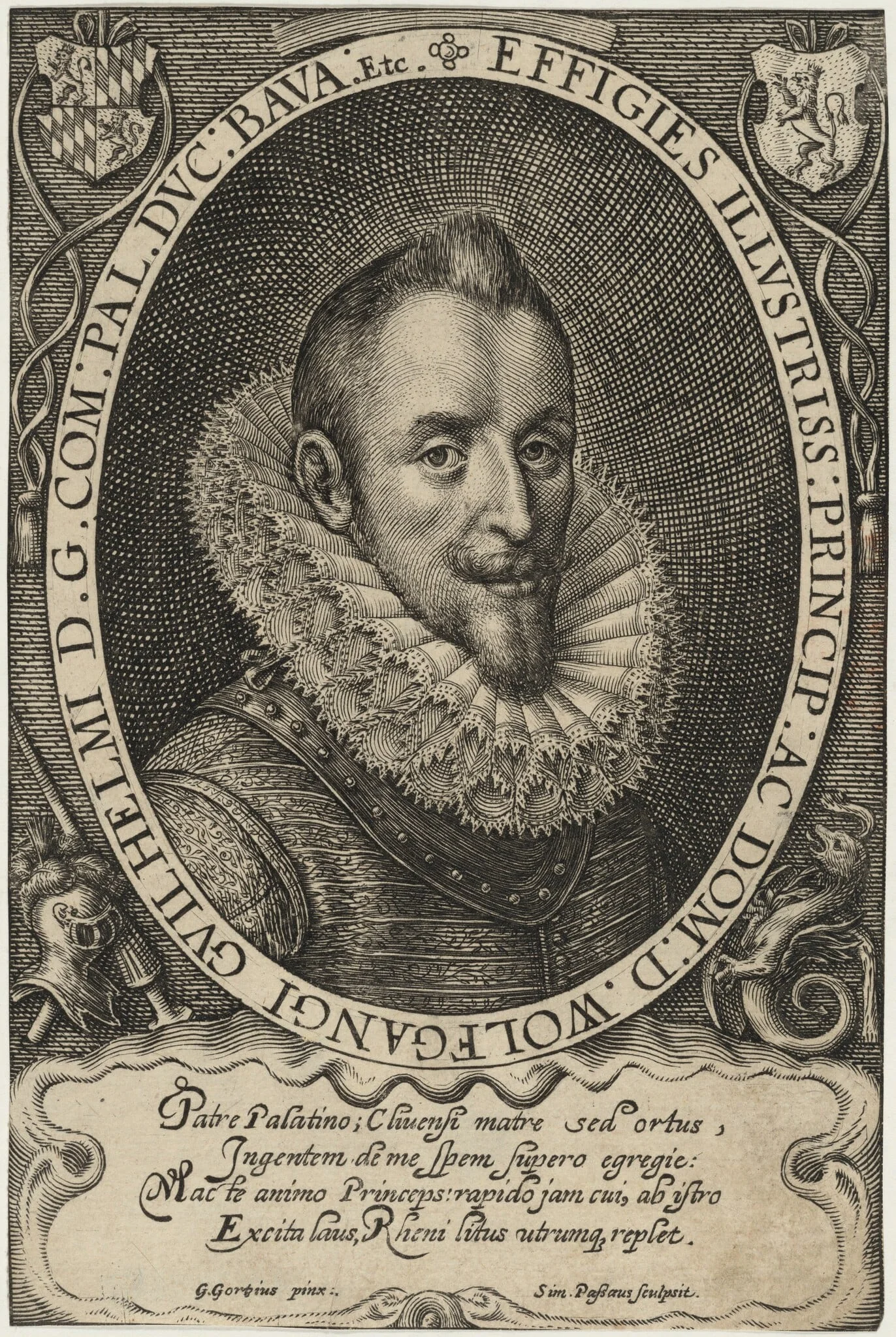Wolfgang William, Count Palatine, detail