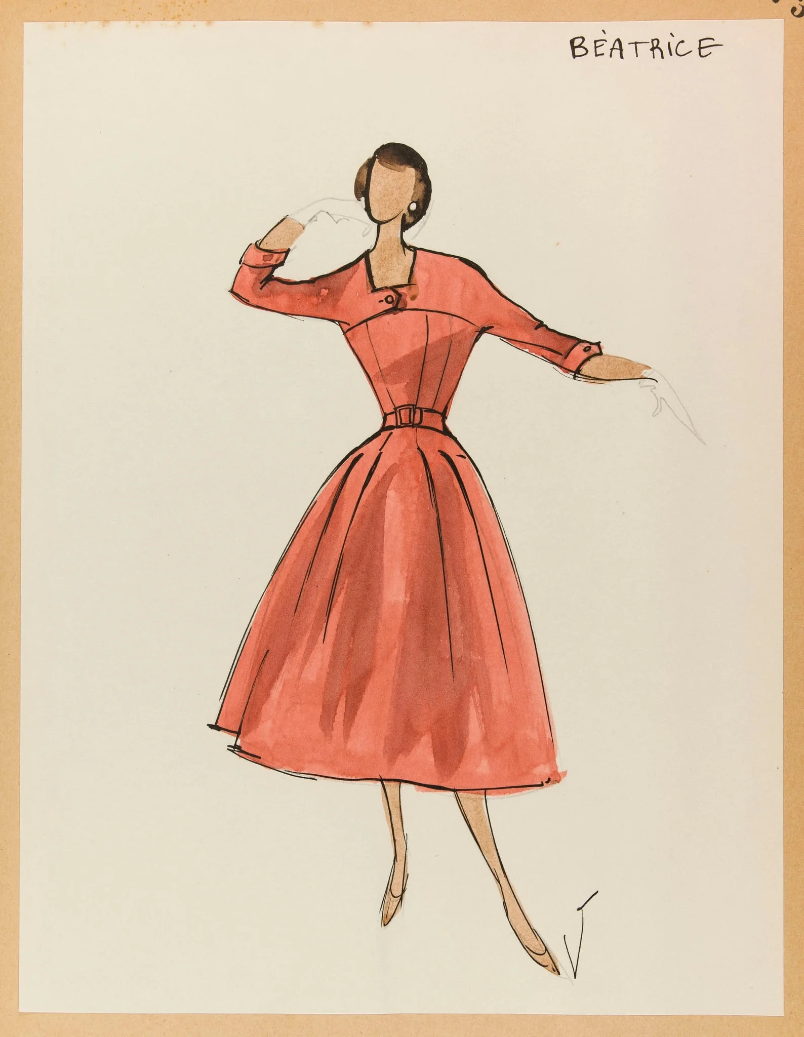 Béatrice, detail