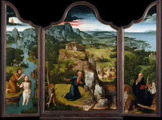 The Penitence of Saint Jerome, by Joachim Patinir, oil, 1513