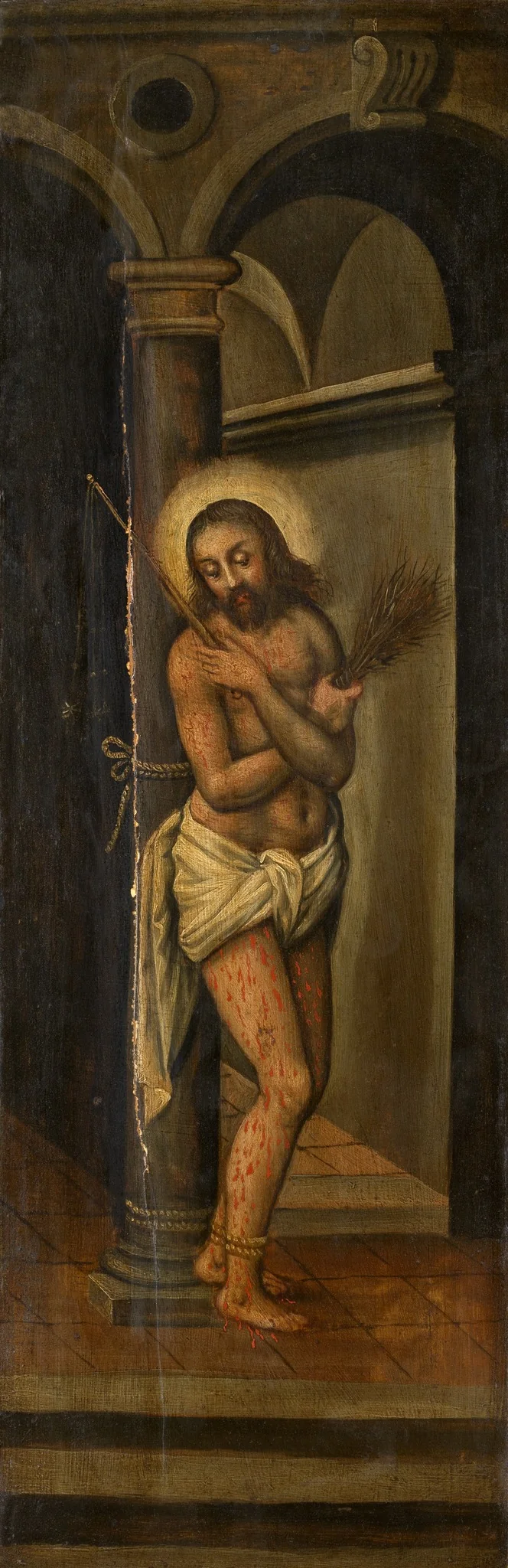 Christ tied to a Column, detail