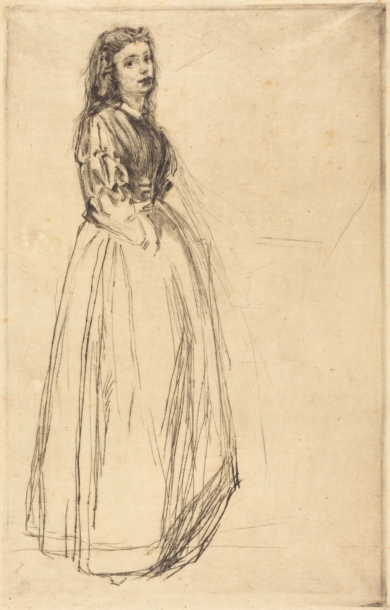 Fumette, Standing, detail