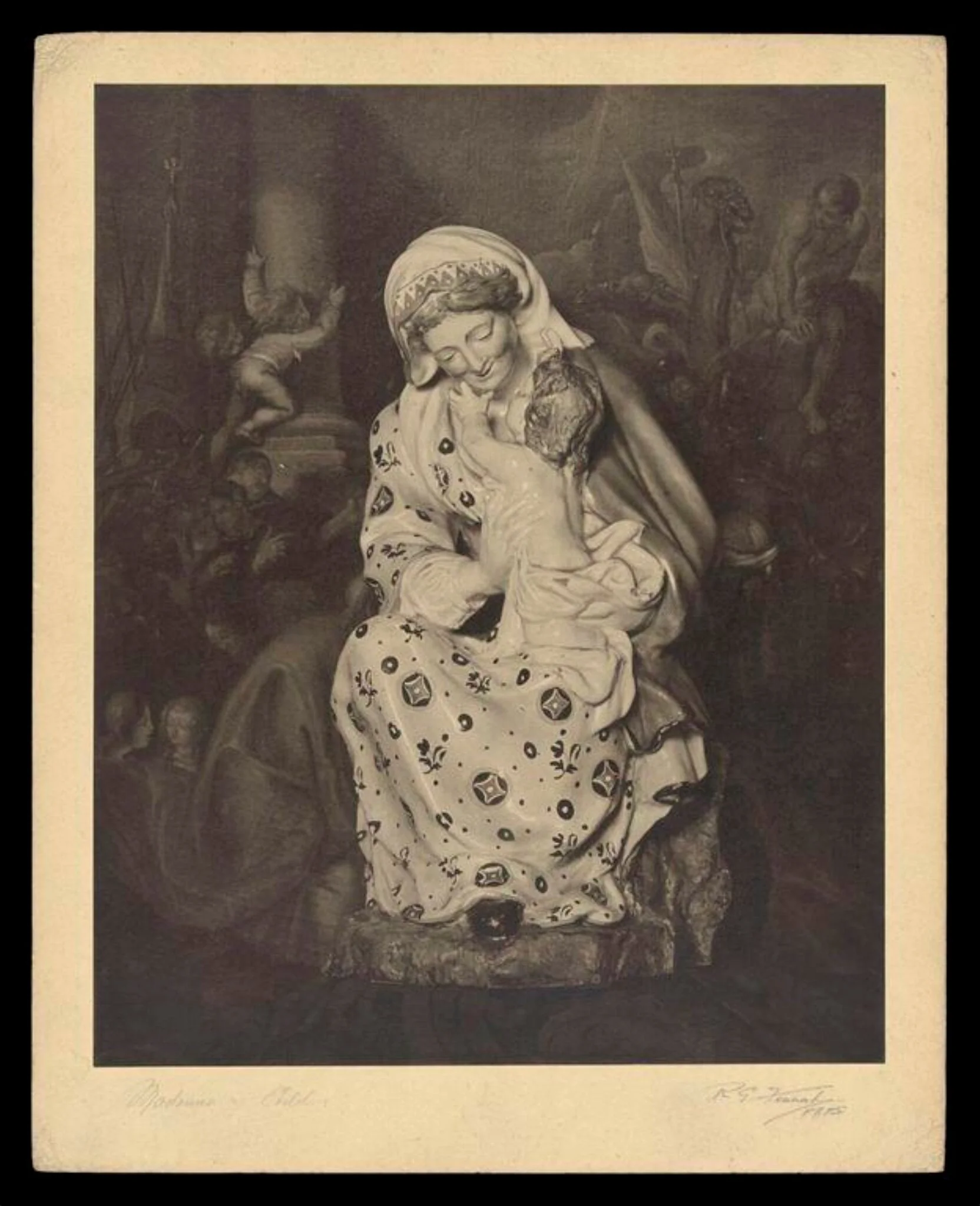 Madonna and Child, detail