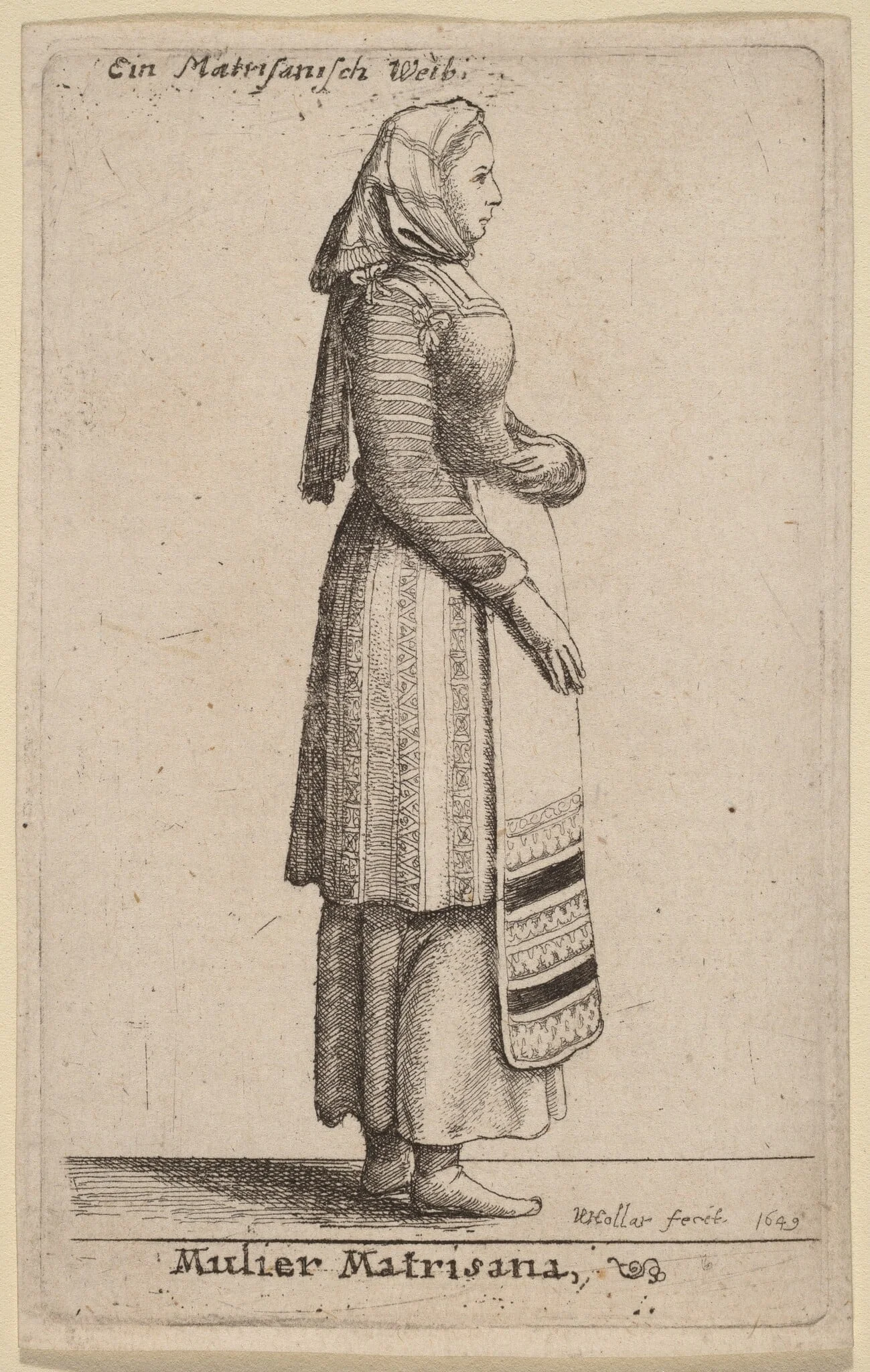 Mulier Matrisana, detail