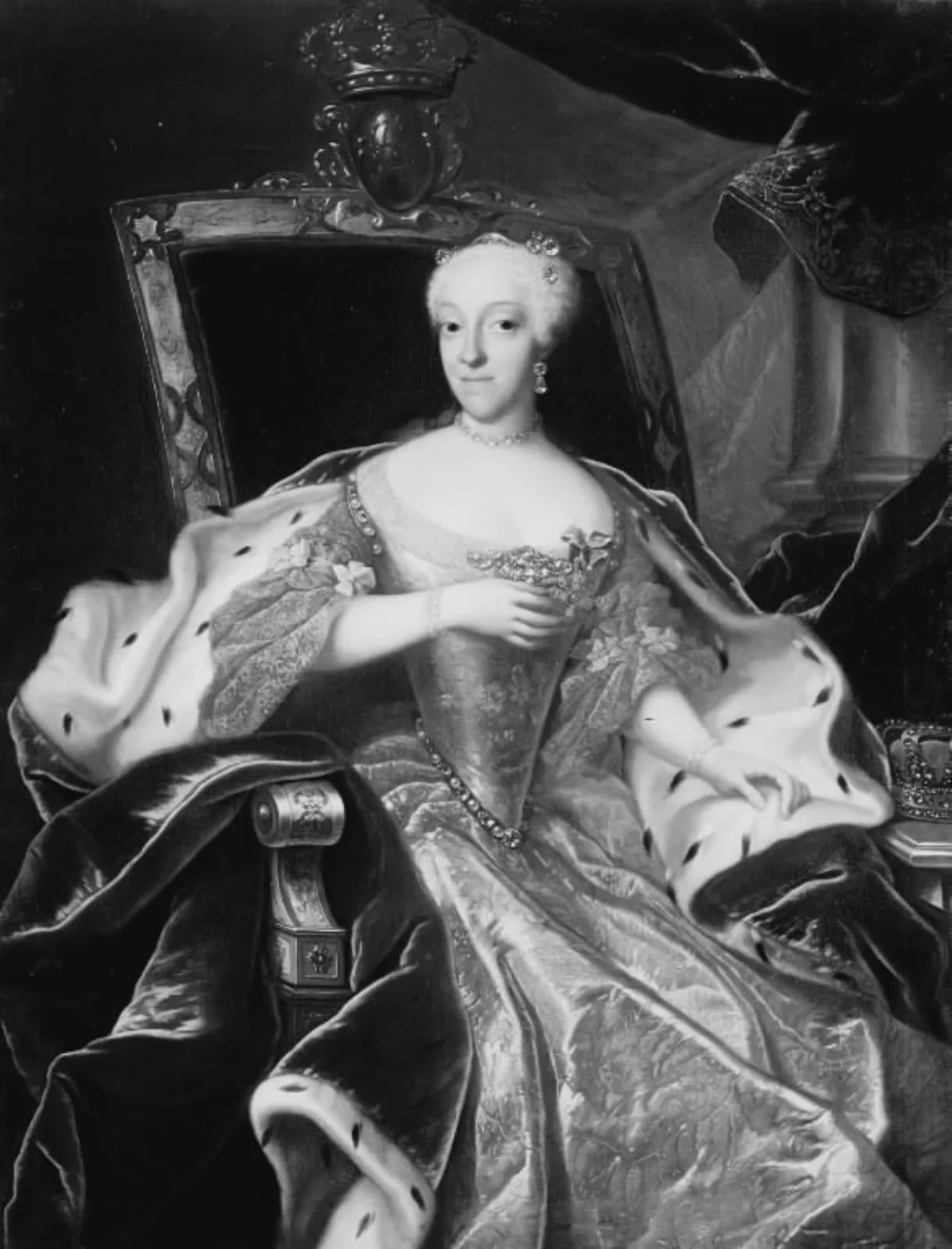 Prinsesse Charlotte Amalie, Frederik IV's datter, detail