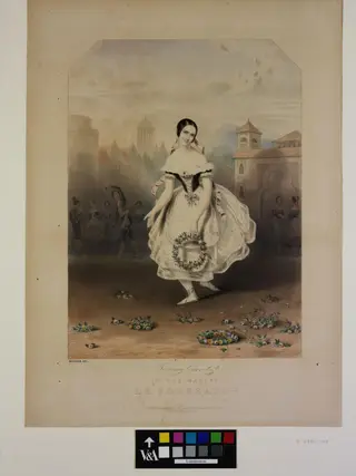Fanny Cerrito, by Jules Bouvier, 1