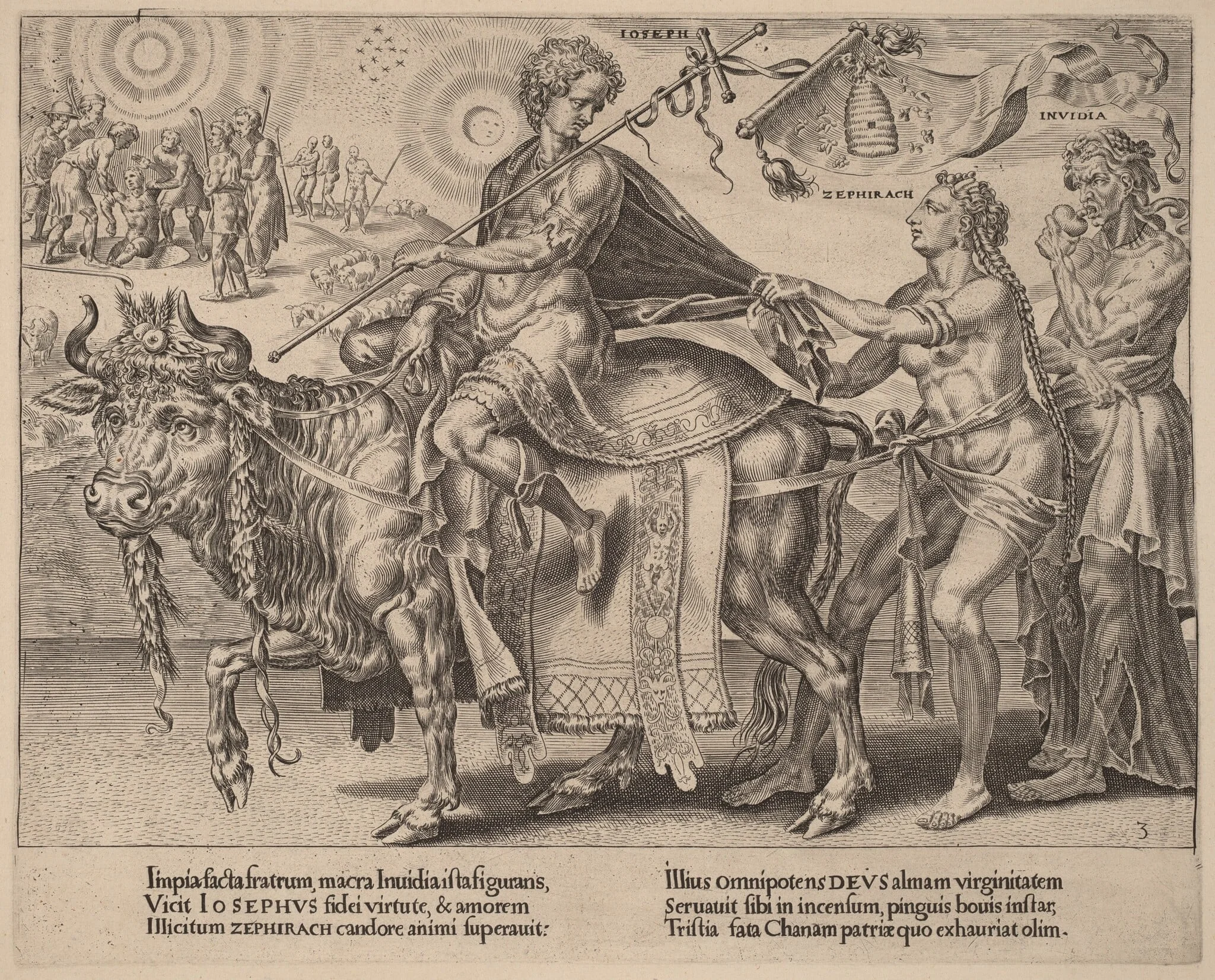 The Triumph of Joseph, detail