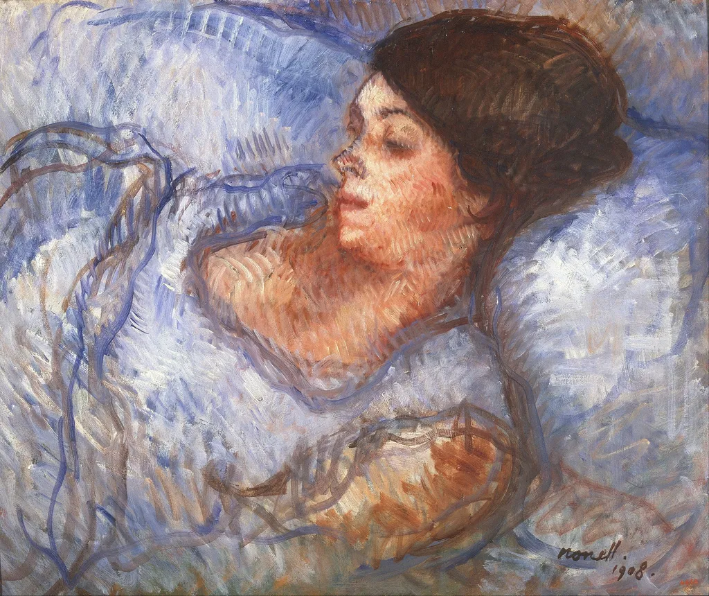 Study, by Isidre Nonell, oil, 1908