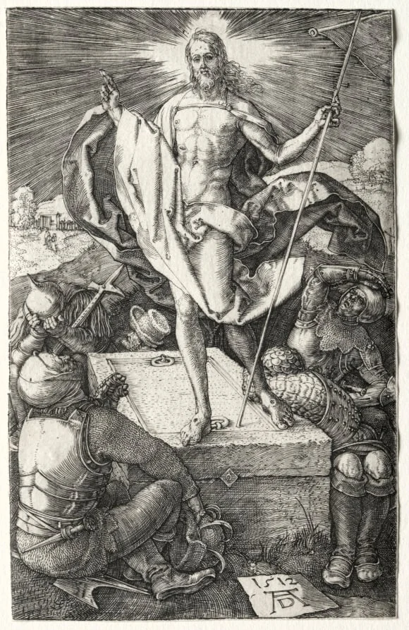 The Resurrection, detail