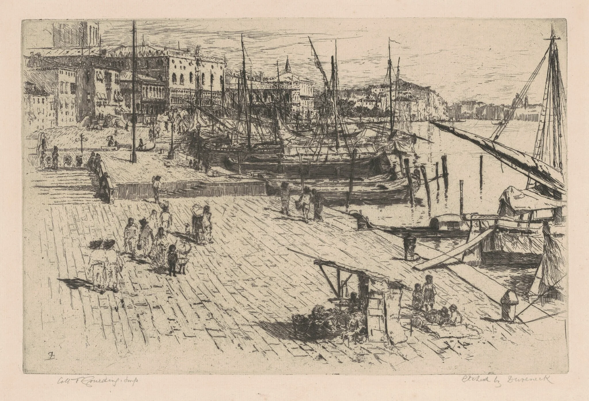 Riva degli Schiavone, No. 1, detail