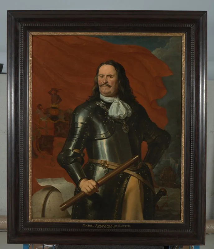 Portrait of Michiel Adriaensz. de Ruyter (1607-1676), detail