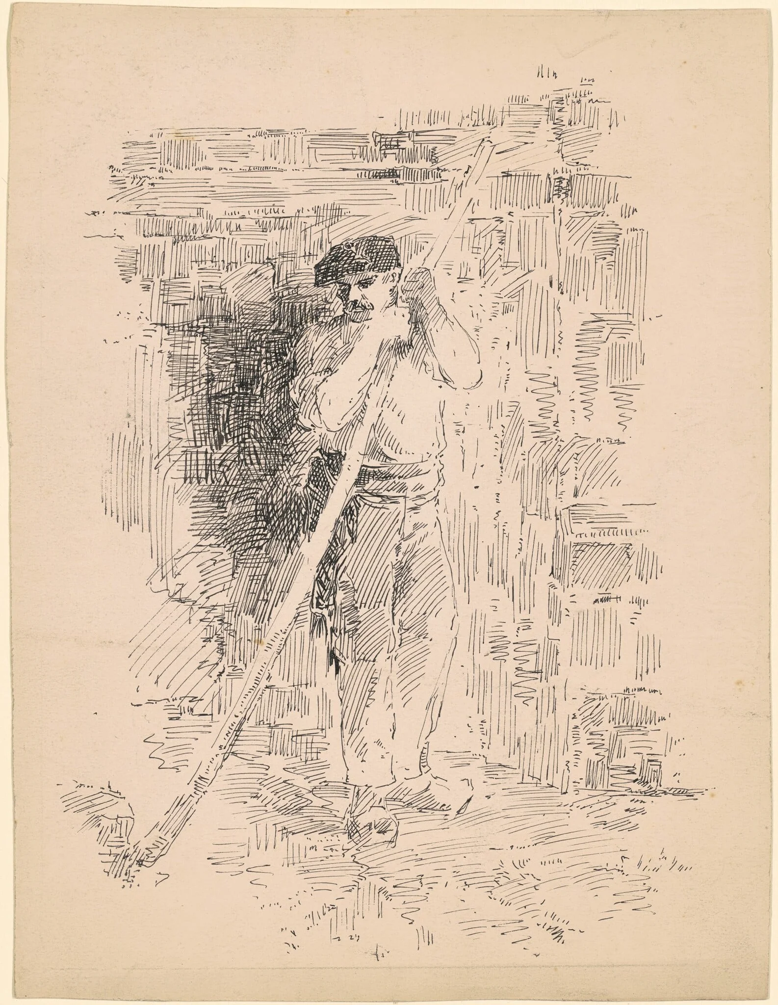 Peasant, detail