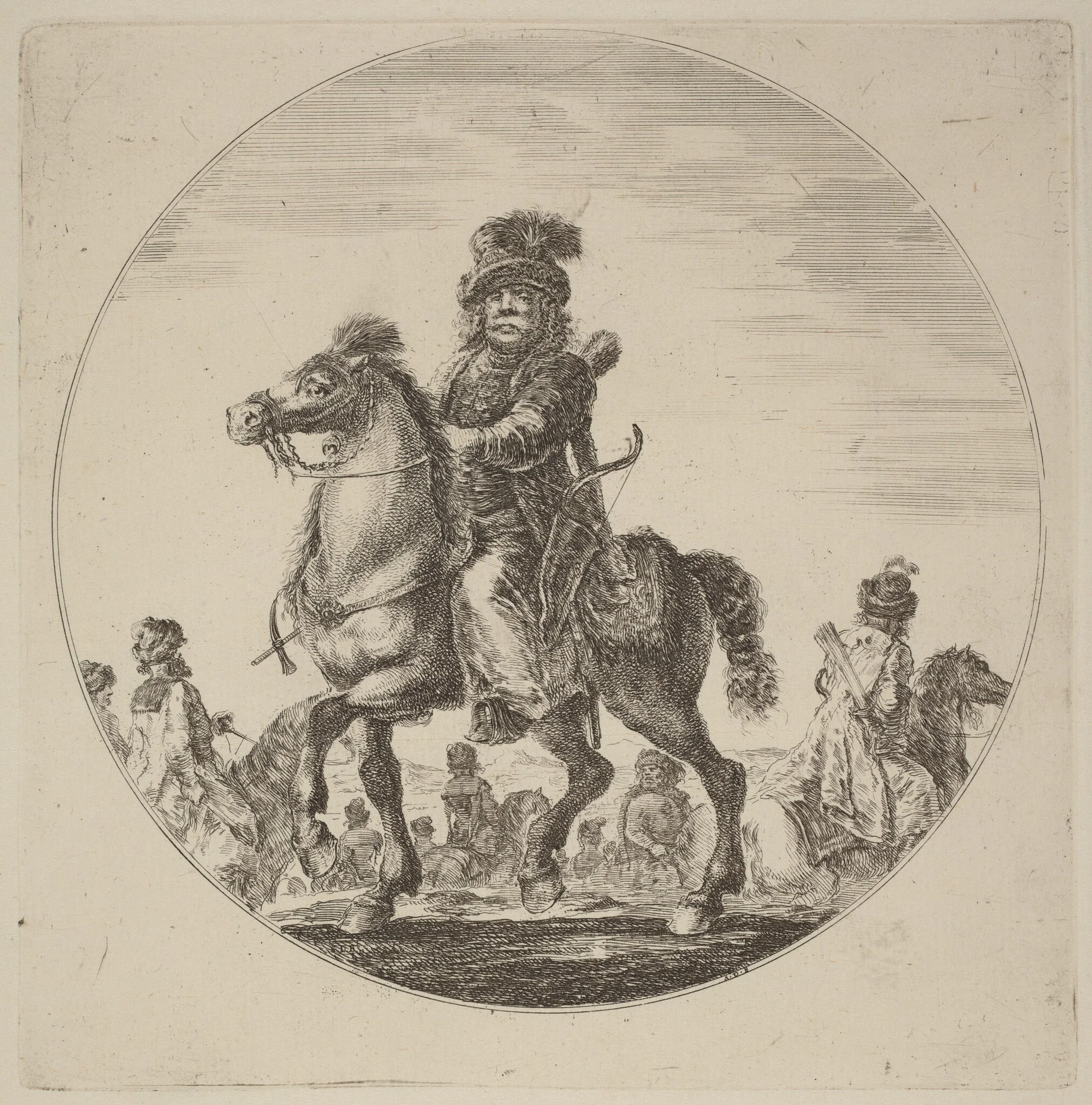 Hungarian Cavalier, detail