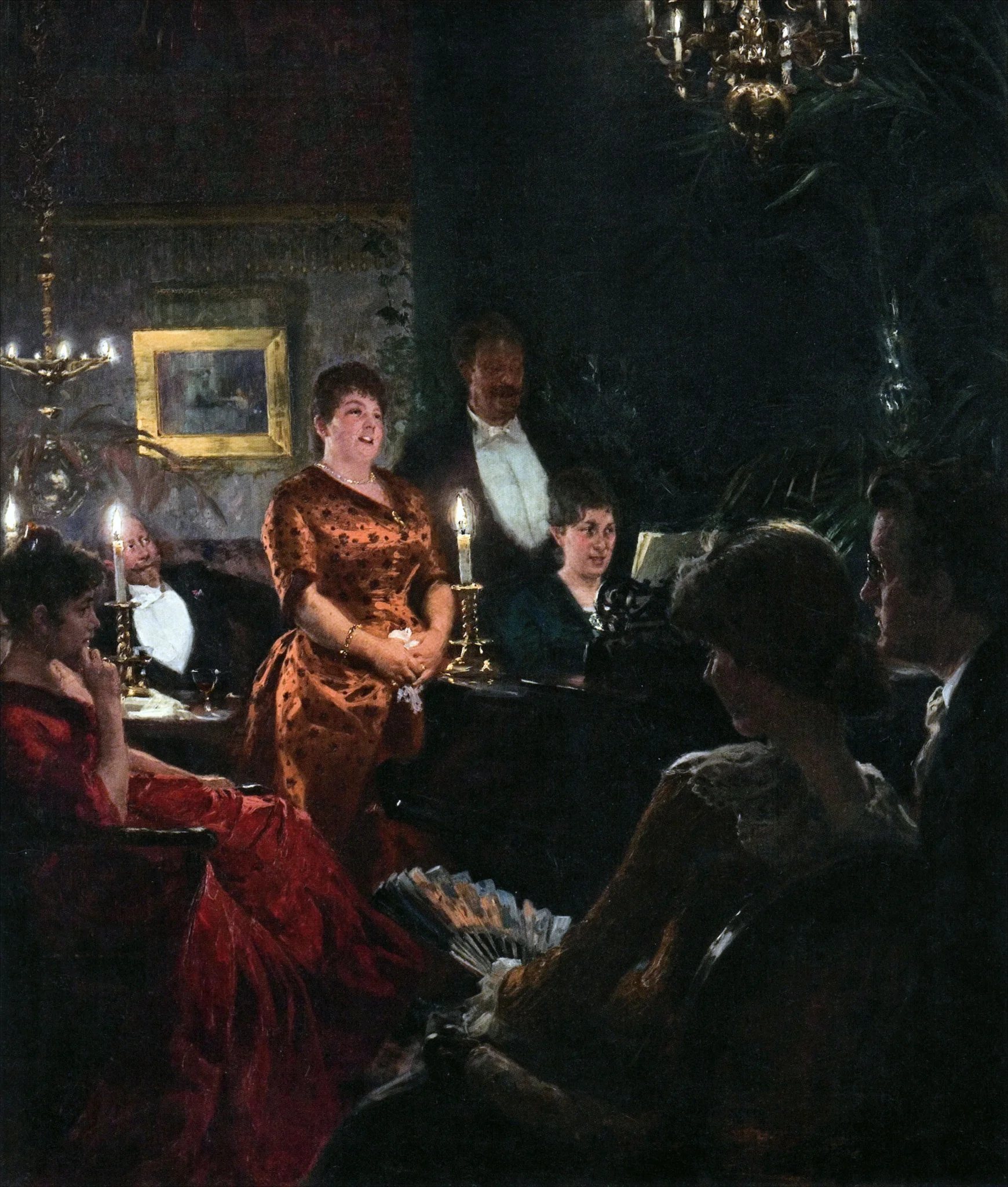 A Duet, detail