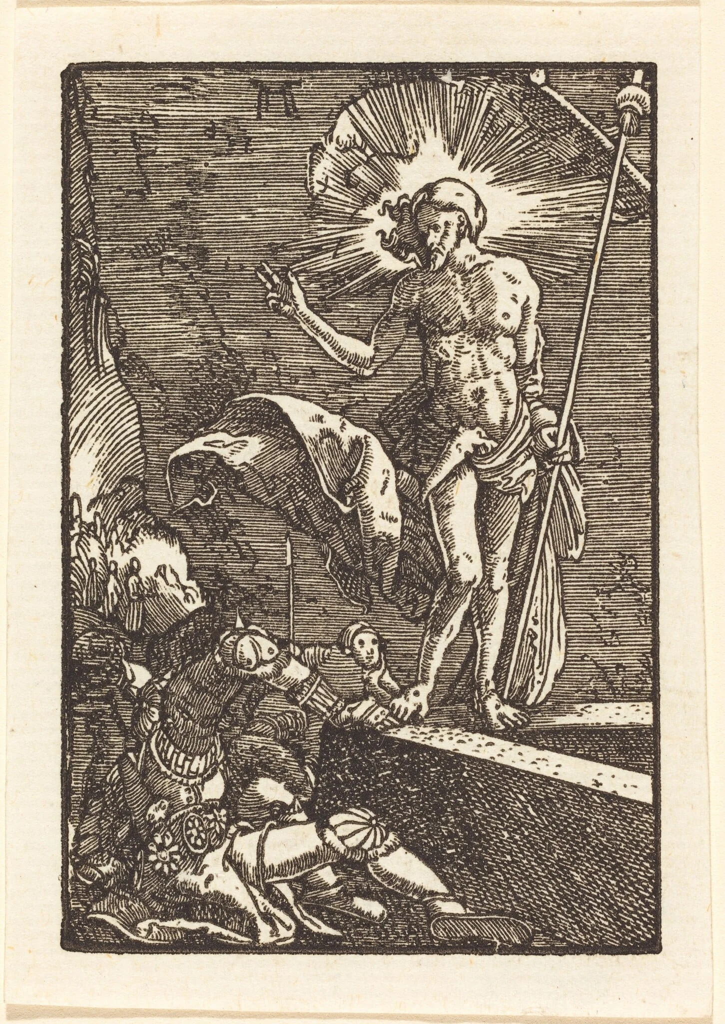 The Resurrection, detail