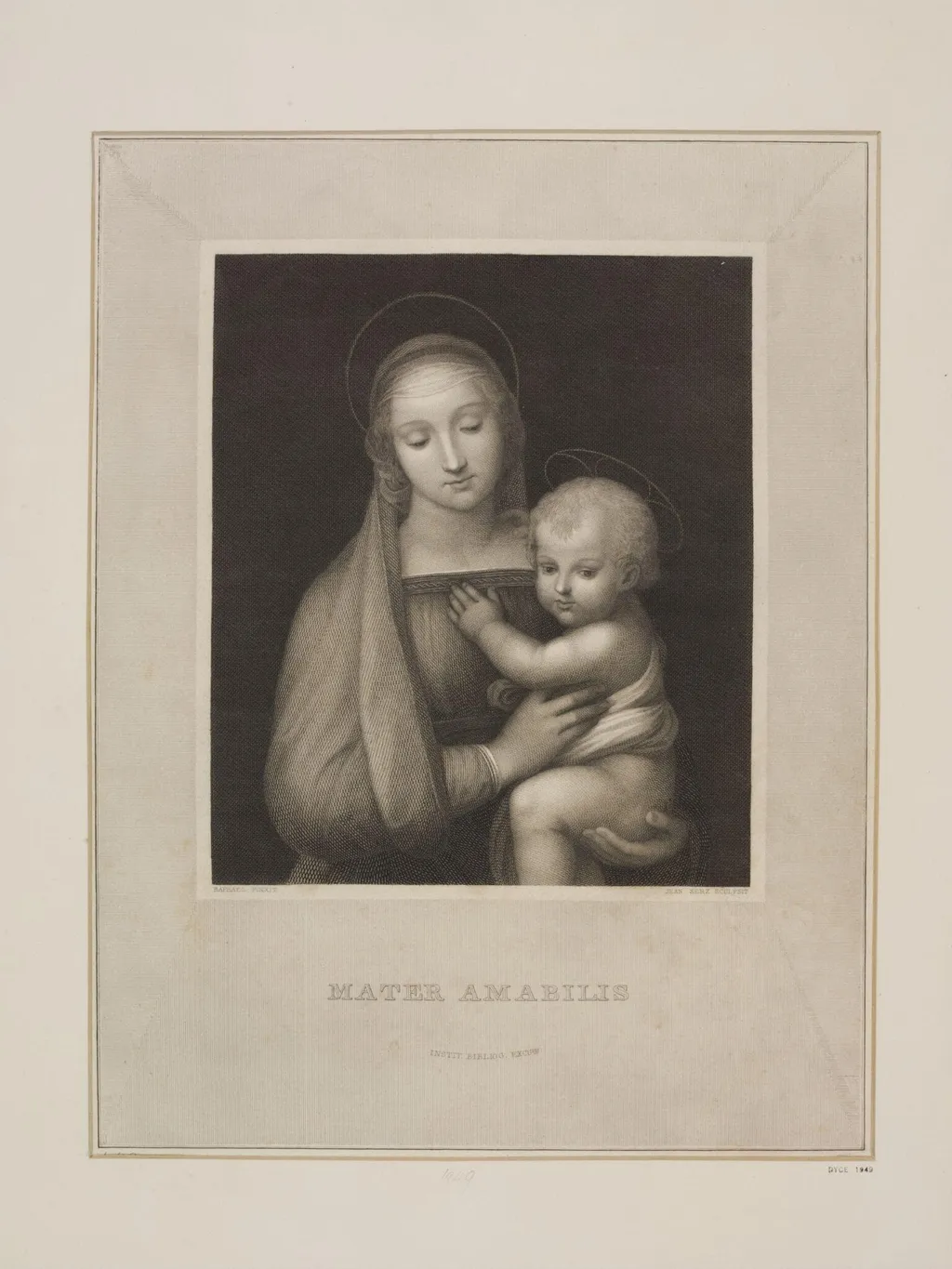 Mater Amabilis, by Johann Georg Serz, 1850