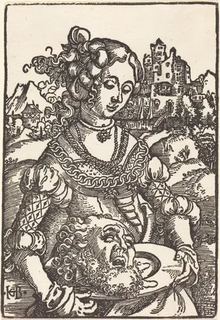 Salome, by Hans Baldung Grien, ink, 1512