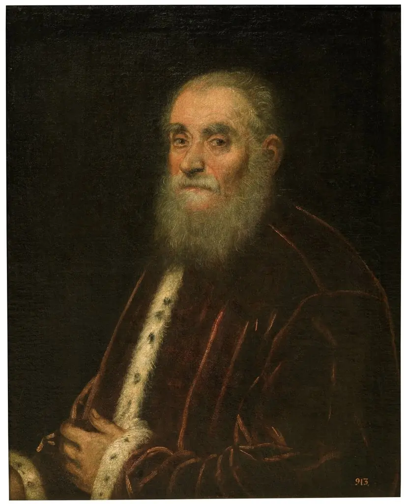 Marco Grimani, by Jacopo Tintoretto, oil, 1550