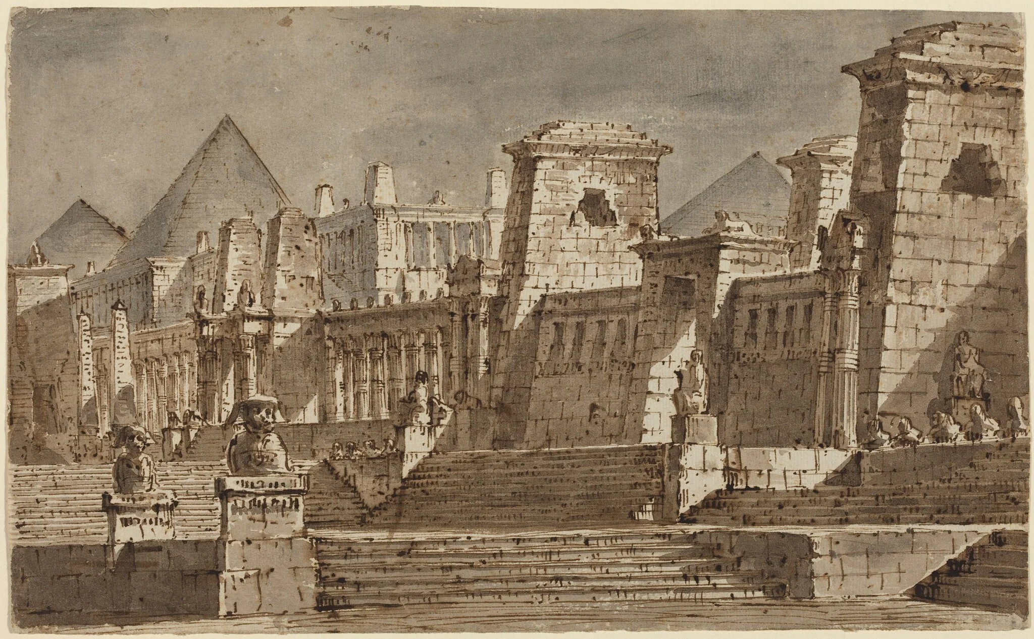 An Egyptian Stage Design, detail