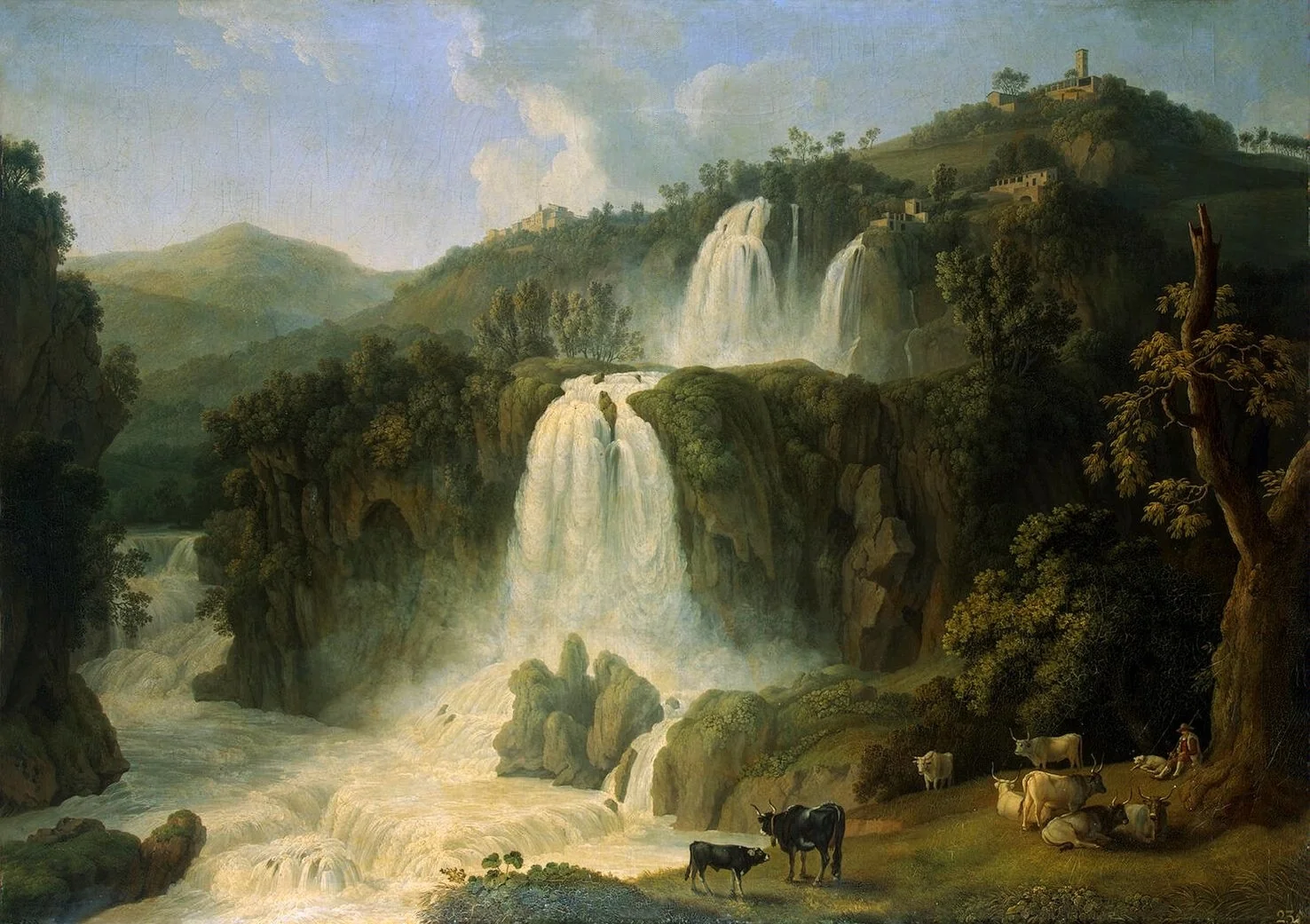 Great Cascades at Tivoli, detail