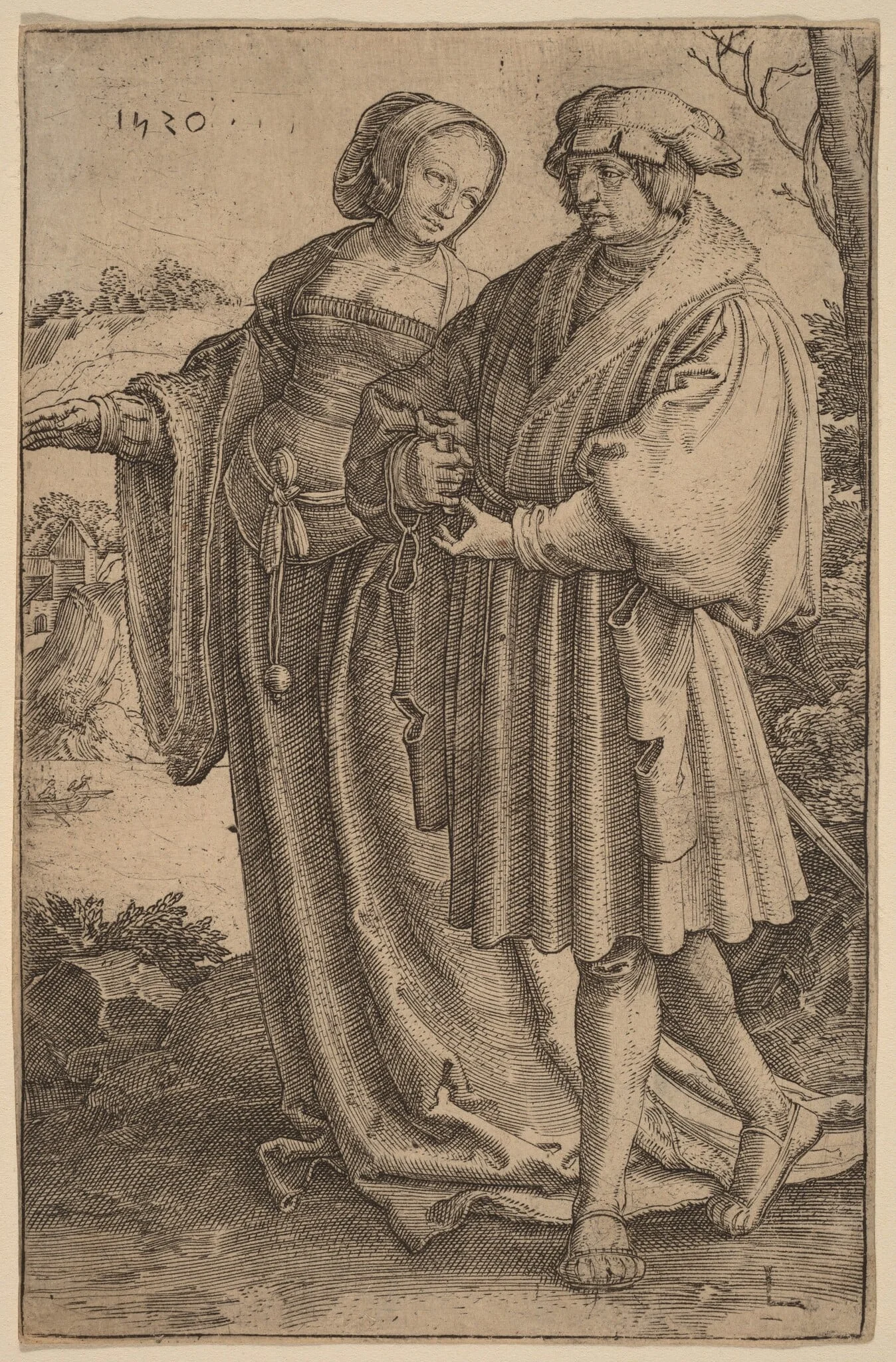 The Promenade, detail