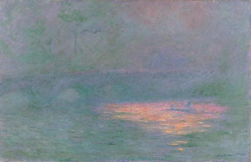 Le Pont de Waterloo, detail