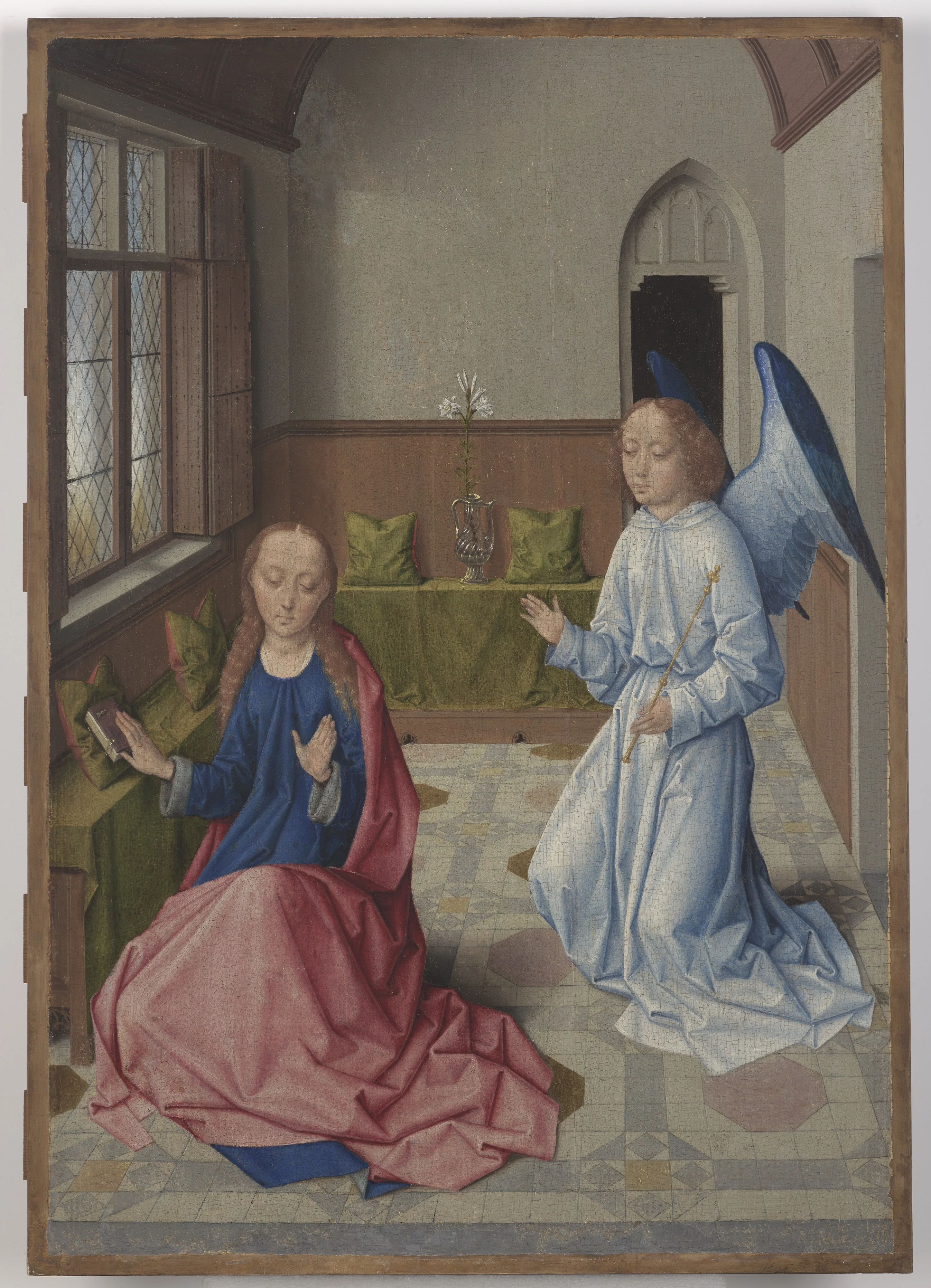 Annunciation, detail