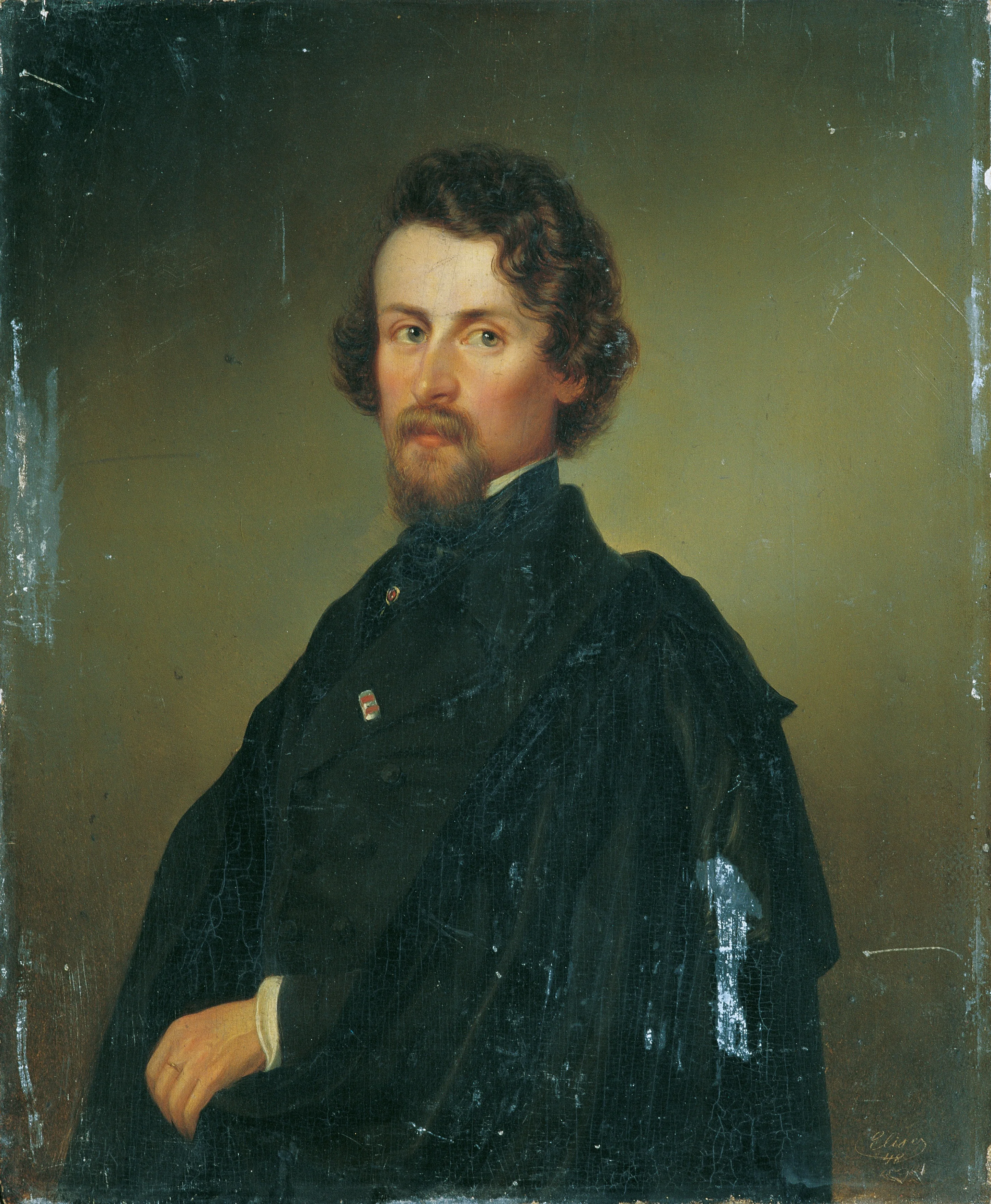 The Painter Joseph Carl Berthold Püttner, detail