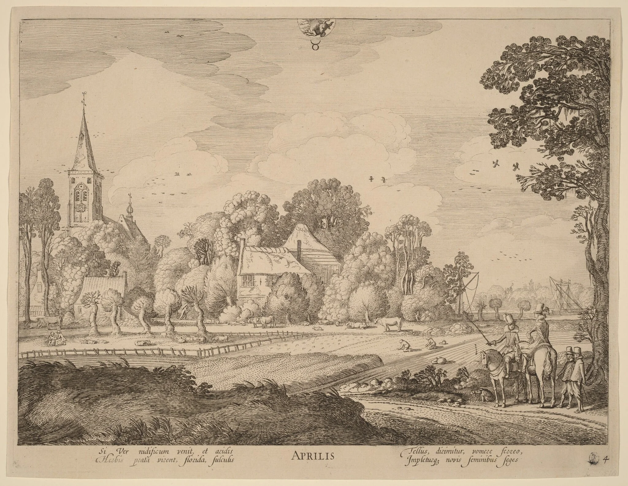 April, detail
