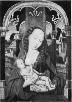 The Virgin Holding The Child with both Hands, detail