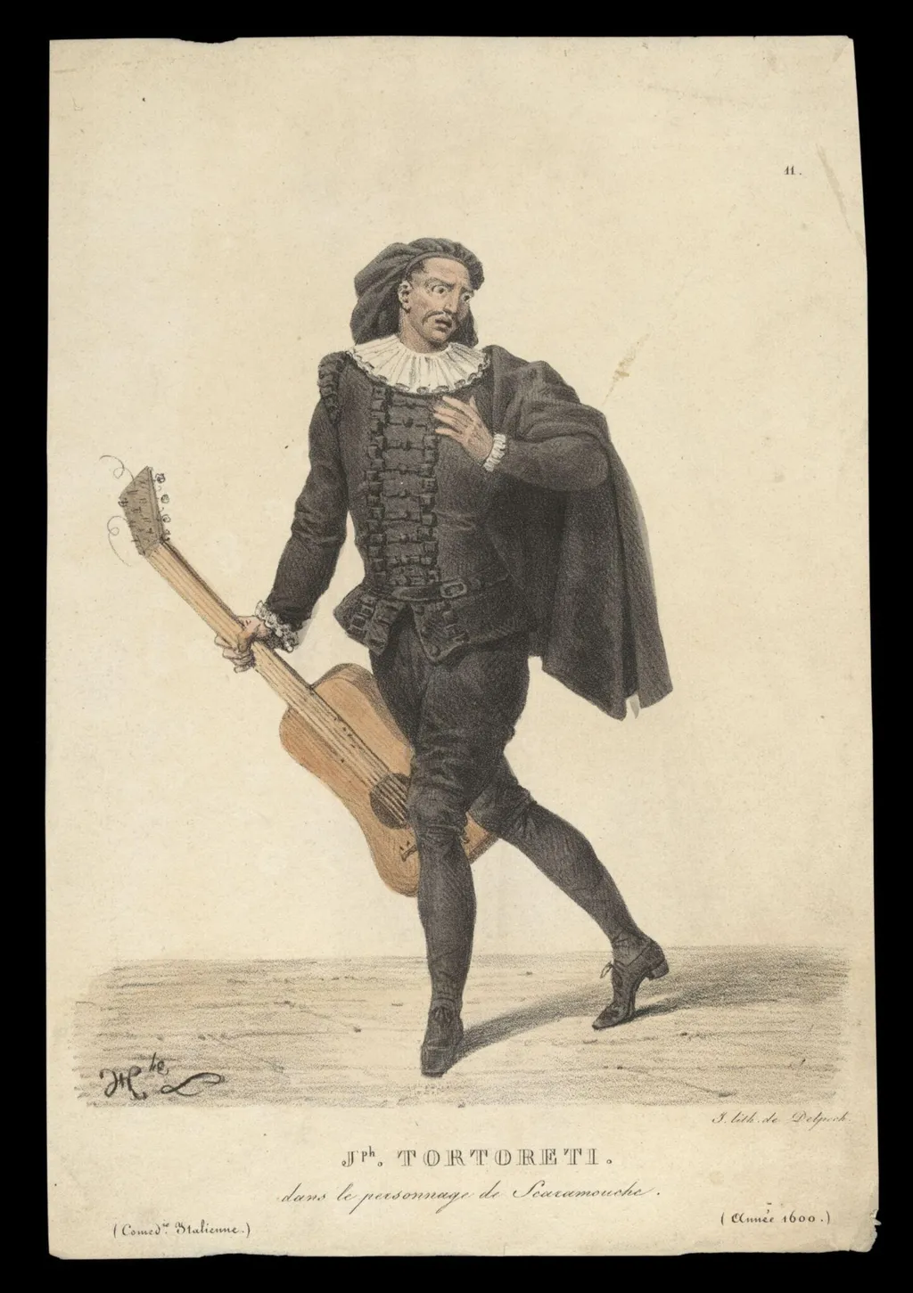 H Beard Print Collection, by François Séraphin Delpech, 1600