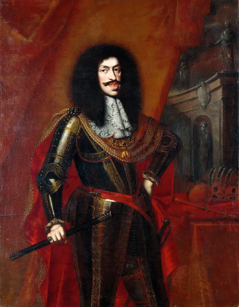 Portrait of Leopold I (1640-1705), Holy Roman Emperor, by Benjamin Block, oil, 1672