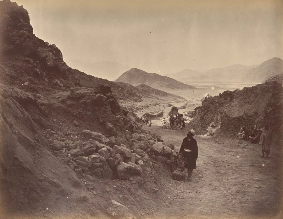 The Descent from Khurd Khyber, Looking Towards Bassaule, detail