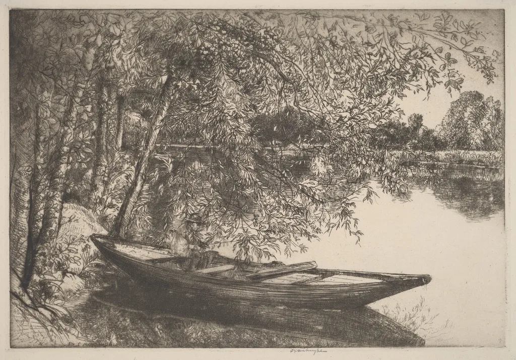River Song, No. 8, by Donald Shaw MacLaughlan, ink, 1918
