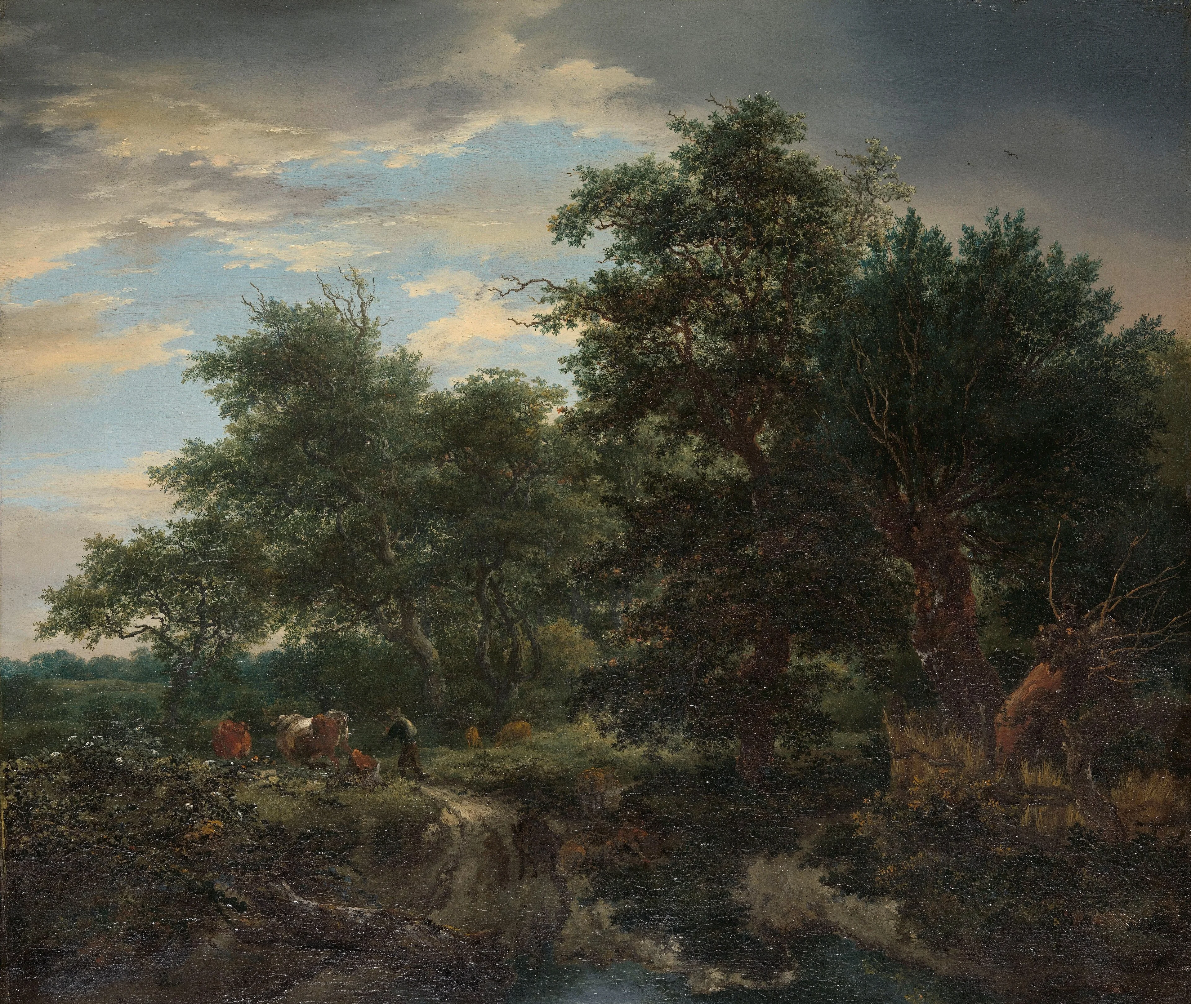 Forest scene, detail