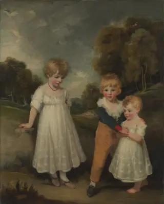 The Sackville Children, by John Hoppner, oil, 1798