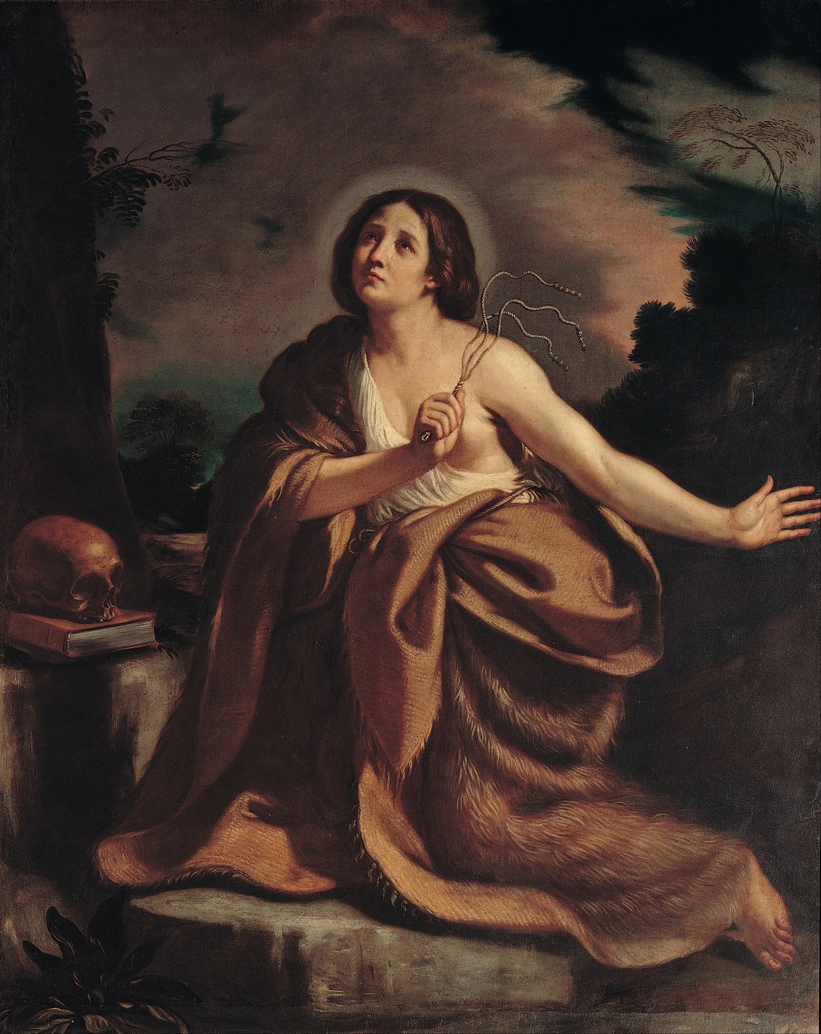 Penitent Magdalene, detail