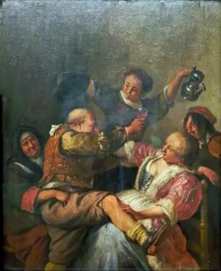 Loose Company, by Jan Steen, oil