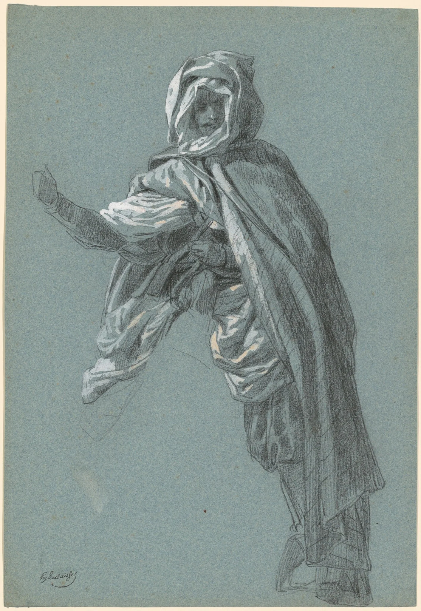 An Arab Rider on Camelback, detail