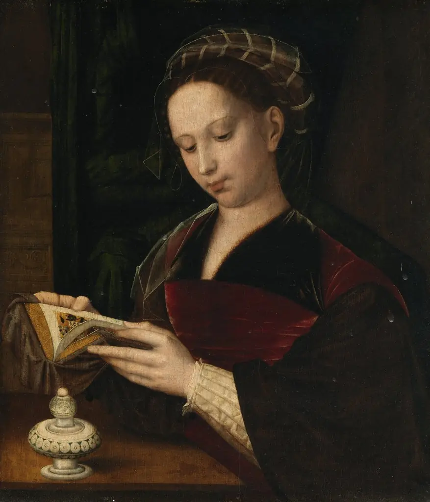 The Magdalen Reading, by Ambrosius Benson, oil, 1532
