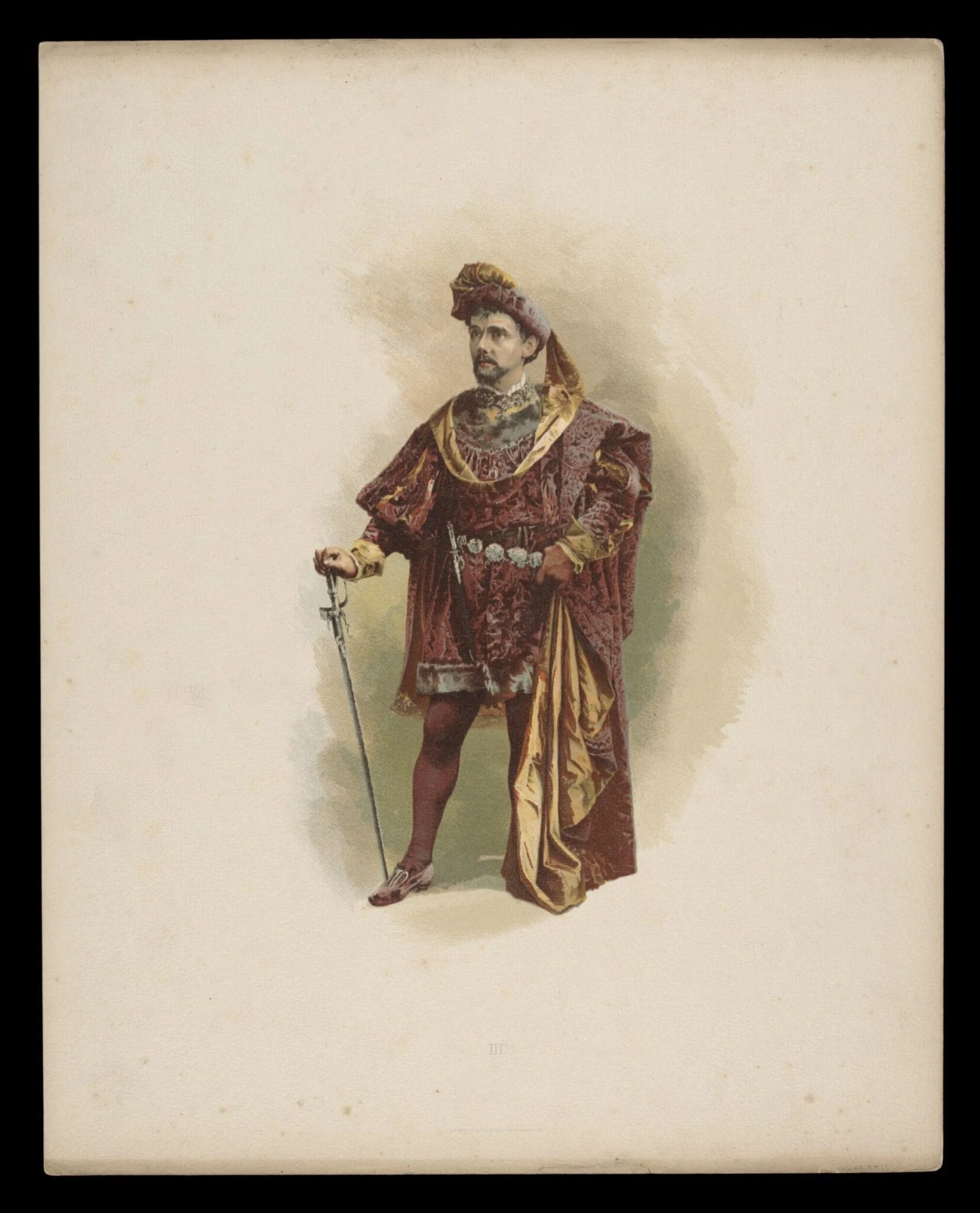 H Beard Print Collection, detail