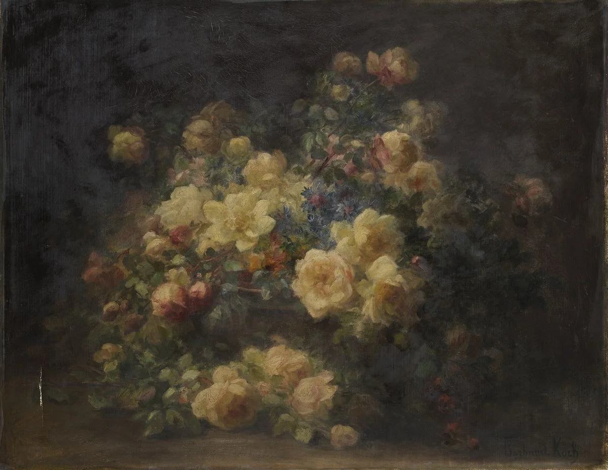Fleurs, detail
