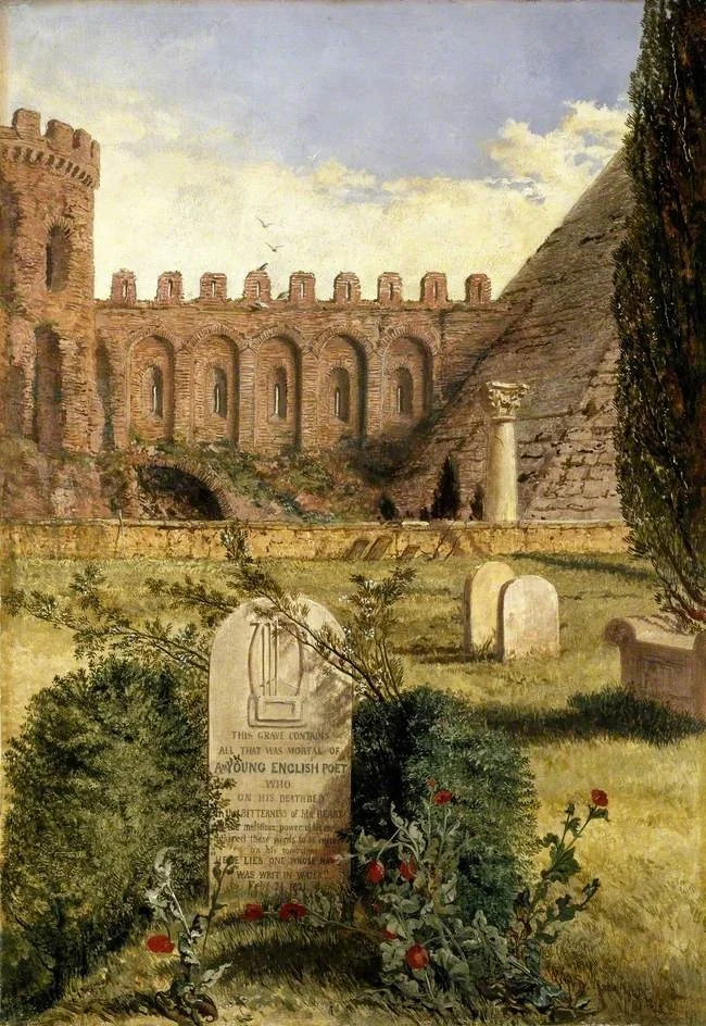 Keats's Grave, detail
